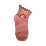 한 손 가능 여성 울혼방 미끄럼방지 양말 554S 22-24cm 로즈