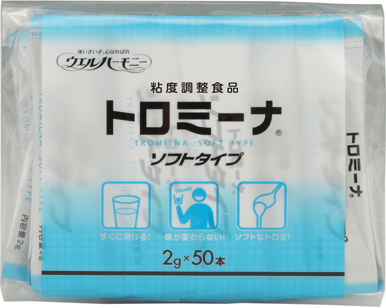 웰하모니 토로미나 소프트 타입 연하곤란자용 점도조절 식품 2g×50포