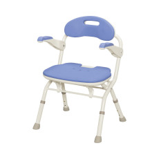 아론카세 FS (폭51cm) 원터치 목욕의자 536-051 블루