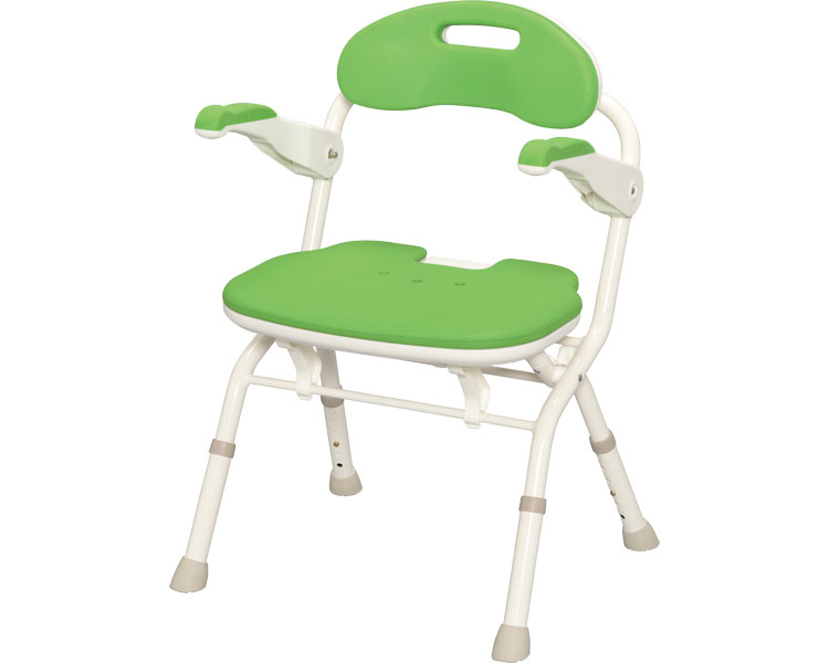 아론카세 FS (폭51cm) 원터치 목욕의자 536-052 그린