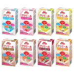 모리나가 크리미 종합영양음료 8종 세트 요구르트, 딸기, 바나나, 콘 수프, 커피, 밀크티, 코코아, 호지차 라테 맛 650488 125mL×(8종×3)