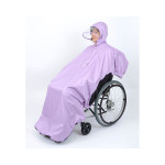 휠체어용 RAKU 레인코트 SR-100PM M 퍼플
