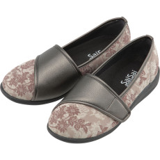 SaiSai 플라워 프린트 W940 여성 25.5cm 클래식 베이지