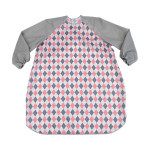 방수 소매형 앞치마 1080 올빼미 퍼플