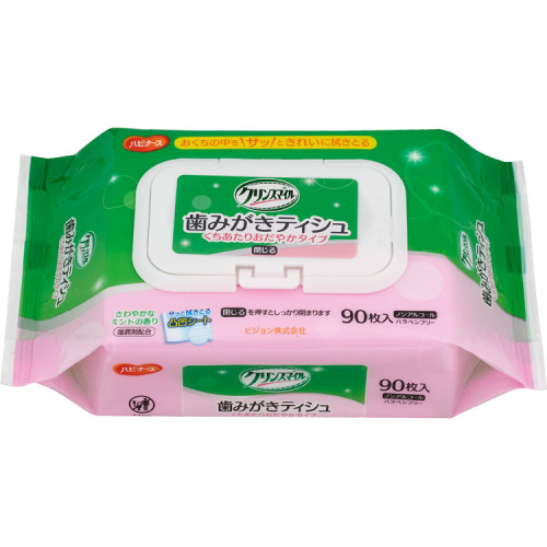 하비너스 구강 청결 티슈 (입안 자극 완화형) 1023205 90매입