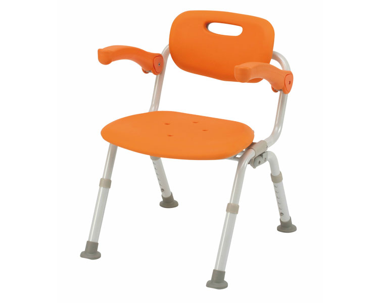 파나소닉 미들 SP(폭45.5cm) 팔걸이 목욕의자 PN-L41721D 오렌지