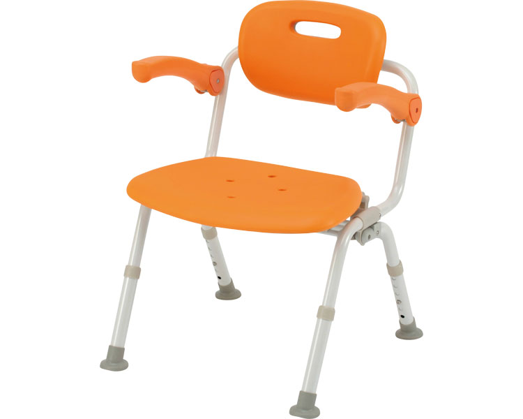 파나소닉 와이드 SP형(폭50.5cm) 원터치 팔걸이 목욕의자 PN-L41522D 오렌지