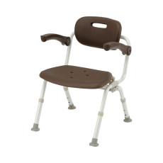 파나소닉 와이드 SP형(폭50.5cm) 원터치 팔걸이 목욕의자 PN-L41522BR 모카브라운