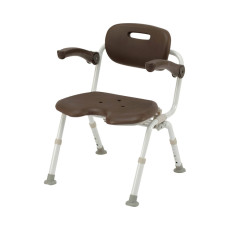 파나소닉 와이드 SP U형(폭50.5cm) 원터치 팔걸이 목욕의자 PN-L41521BR 모카브라운