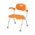 파나소닉 와이드 SPU형(폭50.5cm) 팔걸이 목욕의자 PN-L41621D 오렌지