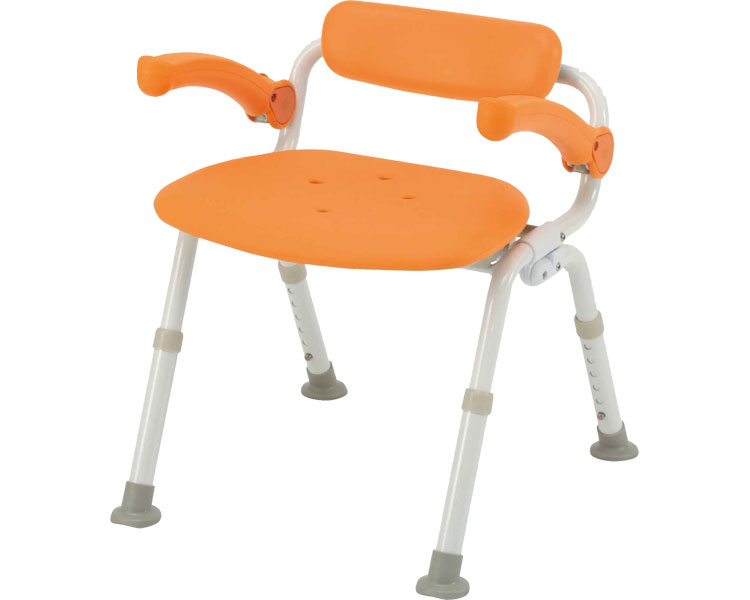 파나소닉 미들(폭5.5cm) 팔걸이 등지지 목욕의자 PN-L42021D 오렌지