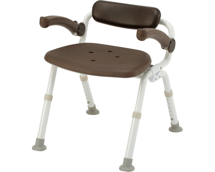 파나소닉 미들(폭45.5cm) 팔걸이 등지지 목욕의자 PN-L42021BR 모카브라운