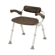 파나소닉 미들(폭45.5cm) 팔걸이 등지지 목욕의자 PN-L42021BR 모카브라운