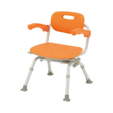 파나소닉 회전형 미들SP 접이식 팔걸이 목욕의자 PN-L41221D 오렌지