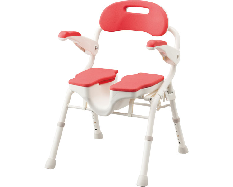 아론카세 음부세정용 팔걸이 목욕의자 HP 핏(폭 46cm) 536-070 레드
