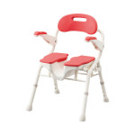 아론카세 음부세정용 팔걸이 목욕의자 HP 핏(폭 46cm) 536-070 레드