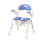아론카세 음부세정용 팔걸이 목욕의자 HP 핏(폭 46cm) 536-071 블루