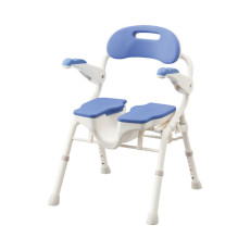 아론카세 음부세정용 팔걸이 목욕의자 HP 핏(폭 46cm) 536-071 블루