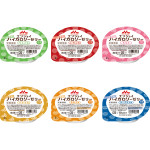 모리나가 엔조이 미니 고칼로리 젤리 6종 세트 사과, 딸기, 복숭아, 바나나, 귤, 요구르트 맛 651891 6종×4개