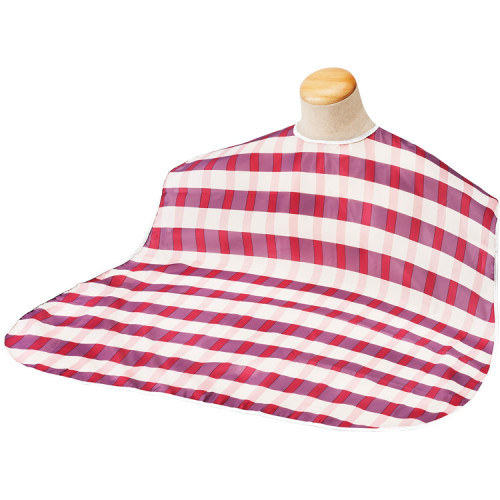 소프라피렌 방수 앞치마 스트라이프 체크 102300 핑크