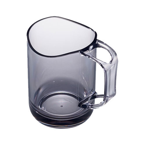 물 빠짐 스탠드 머그컵 그레이