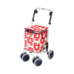 알루미 와이어 카트 A-0245H 꽃무늬 레드