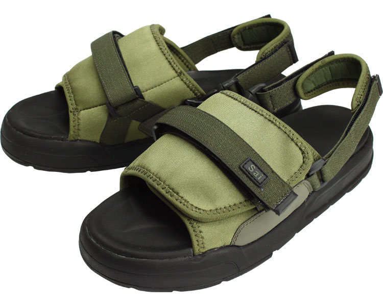 SaiSai 저스트 핏 샌들 WG510 남녀공용 4L 카키