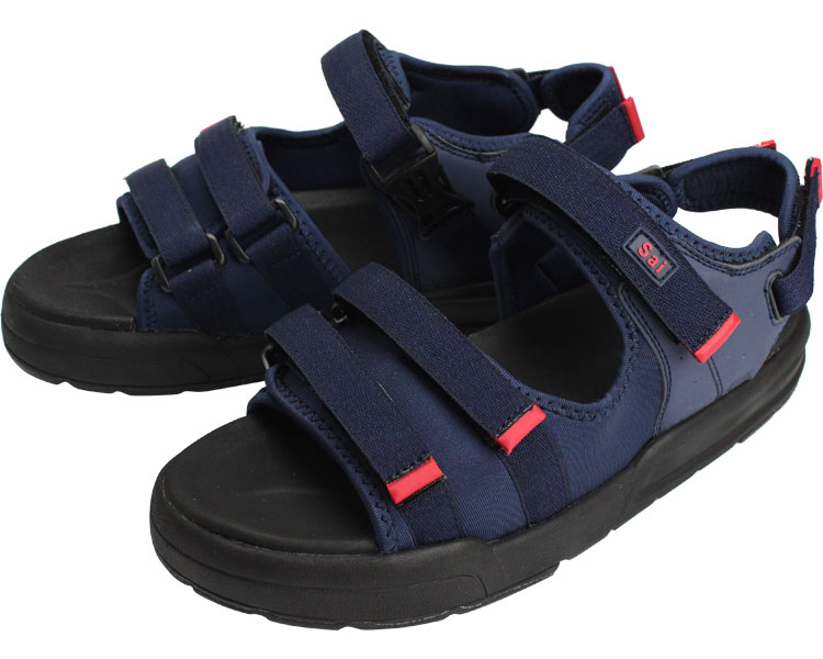 SaiSai 저스트 핏 샌들 WG520 남녀공용 LL 네이비