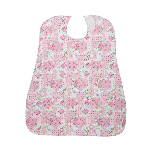 카이엔타이 식사용 앞치마 CX-01002 패치워크 핑크