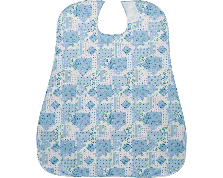 카이엔타이 식사용 앞치마 CX-01002 패치워크 블루