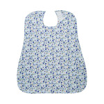 카이엔타이 식사용 앞치마 CX-01002 꽃무늬 블루
