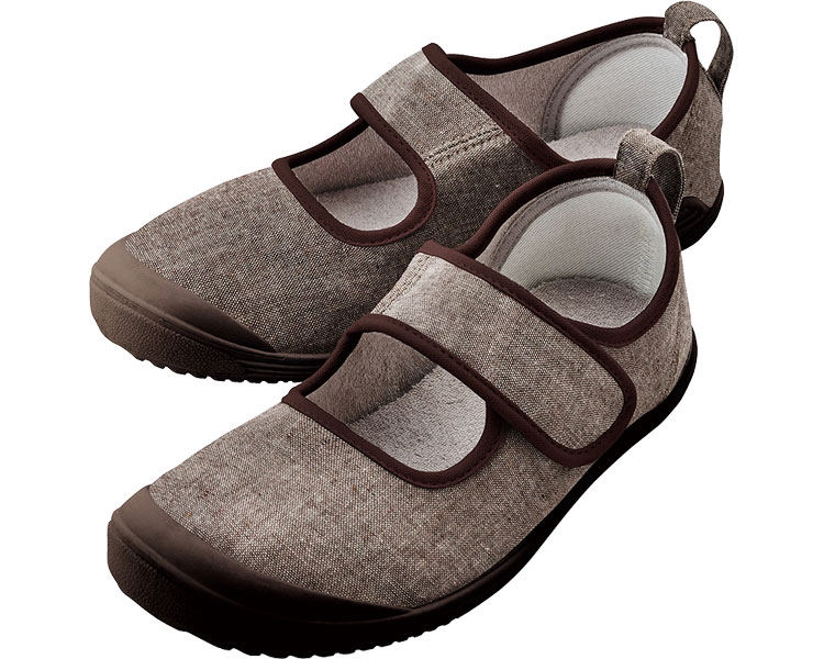 입원 지원 슈즈 남녀공용 91484 24.0cm 브라운