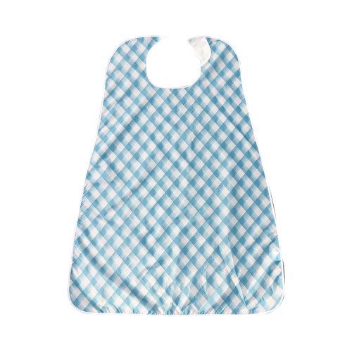 블루 방수 식사용 앞치마 롱 사이즈 SE-89DP 도트핑크