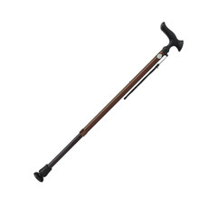카루가모E22 경량 길이조절 지팡이 WB5128 브라운