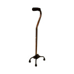 소형 앰버 네발 지팡이 WB3502 브라운