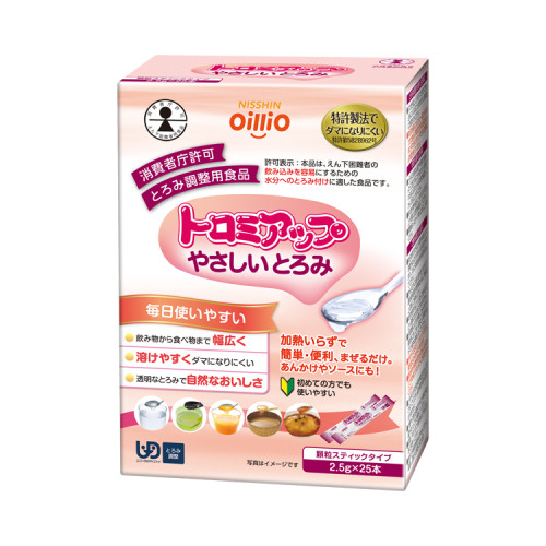 오일리오 도로미업! 연하곤란자용 점도조절 식품 21776 2.5g×25개