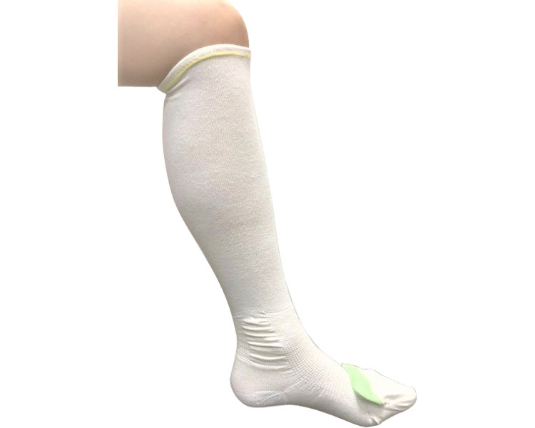 서지컬 하이삭스 MKS24S 발목S 발바닥24-25.5cm 화이트×옐로우(2개 1세트)