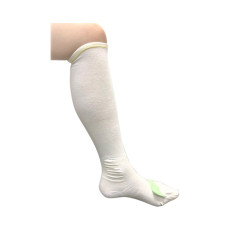 서지컬 하이삭스 MKS24S 발목S 발바닥24-25.5cm 화이트×옐로우(2개 1세트)