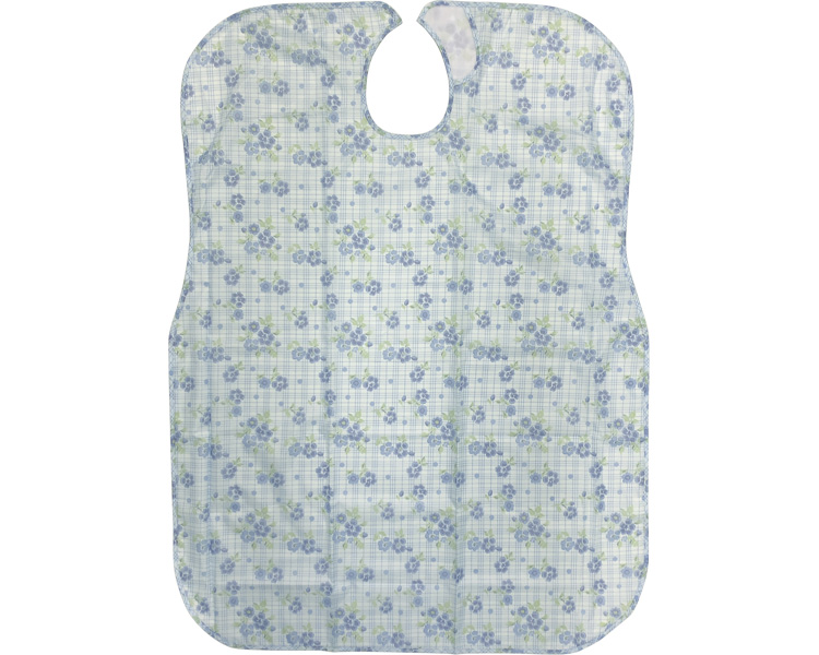 어른용 식사 앞치마 070-560025-00 꽃무늬 색소폰