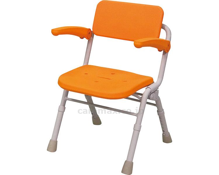 파나소닉 팔걸이 경량목욕의자 에어 미들 SP  원터치형 PN-L41831D 오렌지