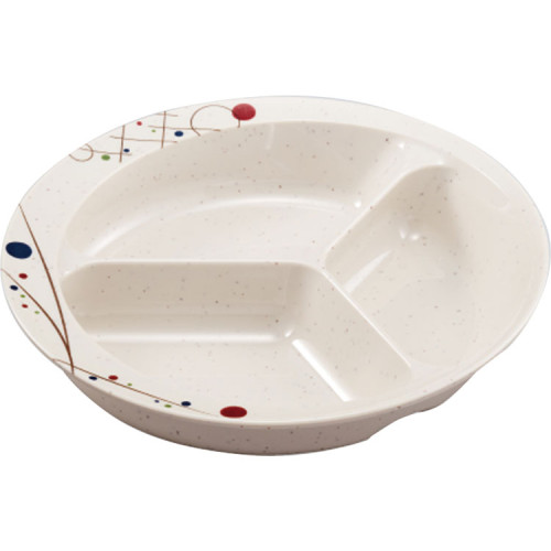 3칸 분리 접시 UMS-200RKIH 베이지