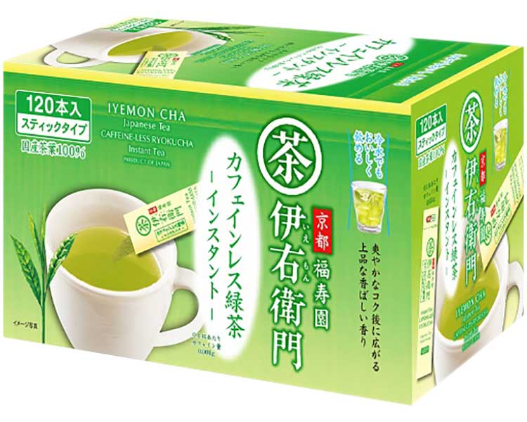 이우에몬 어떤 물에도 잘 녹는 디카페인 녹차 스틱 타입 0.8g×120개