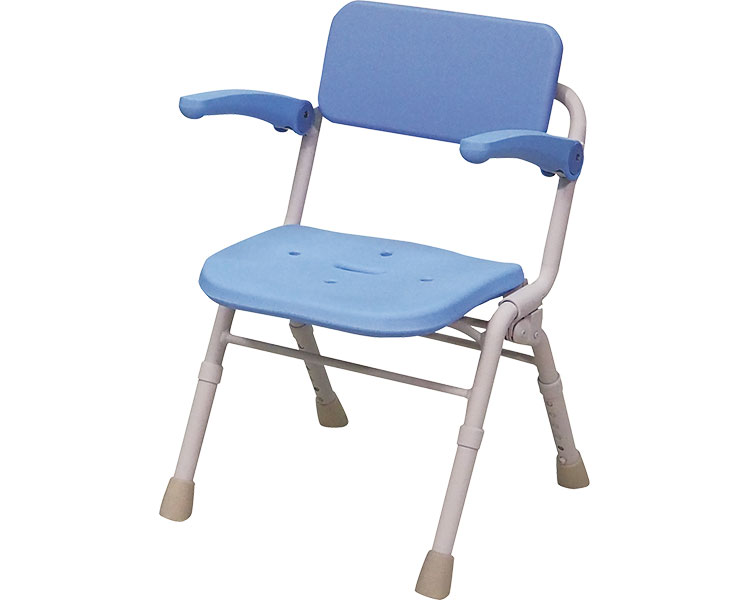 파나소닉 팔걸이 경량목욕의자 에어 미들 SP  원터치형 PN-L41831A 블루