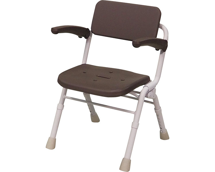 파나소닉 팔걸이 경량목욕의자 에어 미들 SP  원터치형 PN-L41831BR 모카브라운