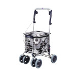 스와렐 접이식 실버카 AS-0275 꽃무늬 모노톤