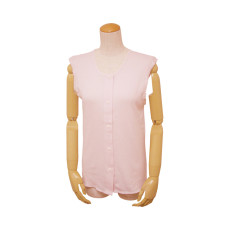 여성 앞여밈 런닝형 내의 (플라스틱 단추식) 43265 M 피치