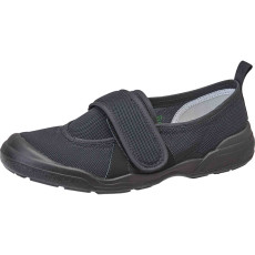 성인 실내화 02 벨크로 타입 남녀공용 27.0cm 블랙