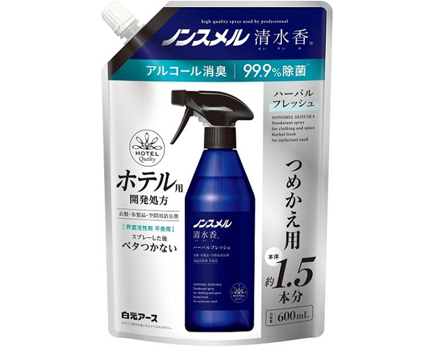 논스멜 청수향 허벌 프레시 향 01398-0 리필 600mL