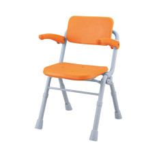 파나소닉 팔걸이 경량목욕의자 에어 콤팩트 SP 원터치형 PN-L41431D 오렌지