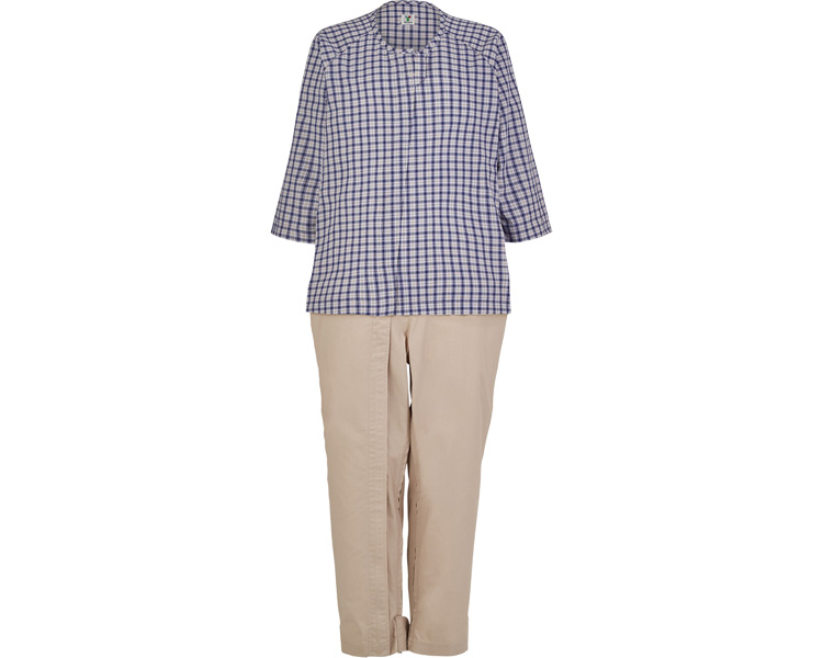 후도 D형 간병용 잠옷 (사계절용) 107213 M 감색